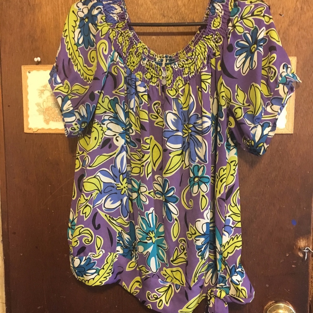 Flowery Kathy Che Blouse